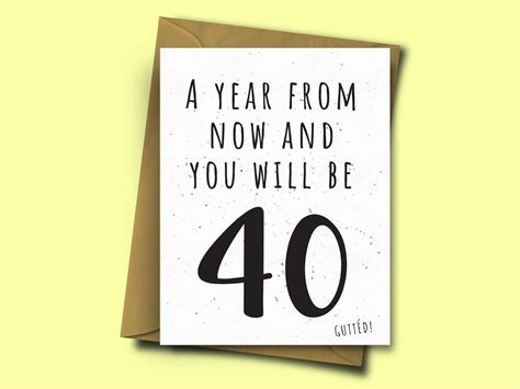 Card for 39 Year Old, Funny Birthday Card for 39th, Funny Birthday Card for Friends 39th ...