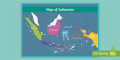 Labeled Indonesia Map World Map Blank And Printable - Riset