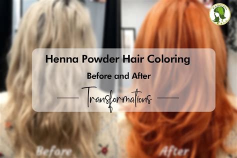 How Henna Powder Hair Color Before and After Transforms Your Hair?