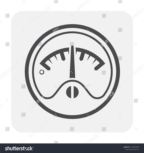 Fuel Gauge Vector Icon Measurement Tool Stock Vector (Royalty Free) 1193545945 | Shutterstock