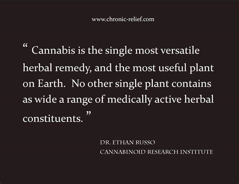 Medical-Marijuana-Russo-Quote - Chronic Relief | What is Medical Marijuana | Chronic Pain Relief