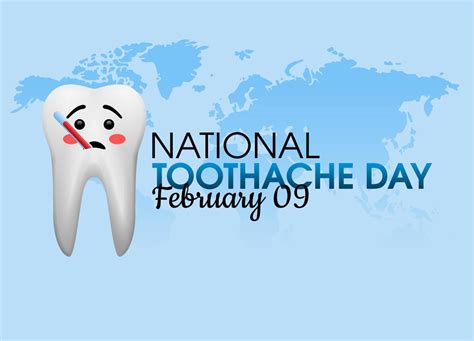 vector graphic of national toothache day good for national toothache ...