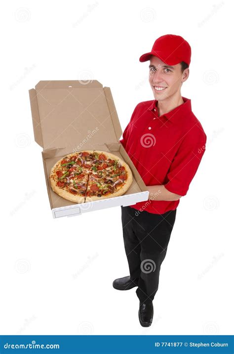 Pizza Delivery Man Royalty Free Stock Photography - Image: 7741877