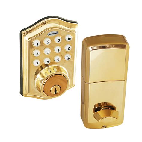 Honeywell 8712009 Electronic Deadbolt Door Lock with Keypad in ...