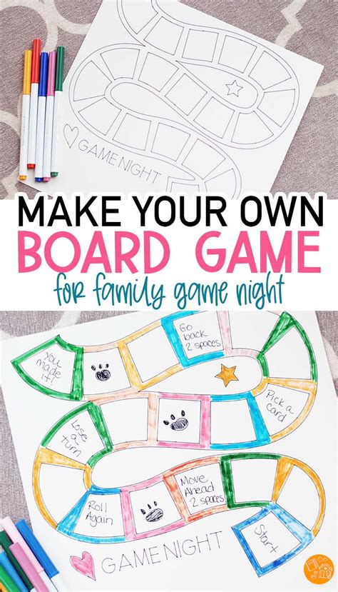 How to Make a DIY Board Game for Family Game Night | Sunny Day Family