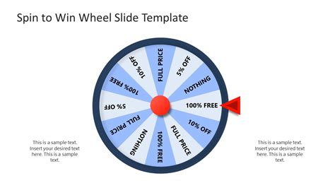 PowerPoint Spin The Wheel Concept Animated Template - SlideModel