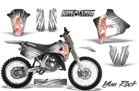 YAMAHA YZ125 YZ 125 2 STROKE 1991-1992 GRAPHICS KIT CREATORX DECALS YRWNP | eBay