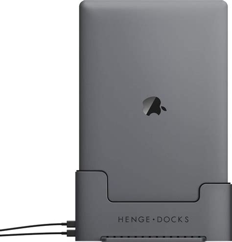 Henge Docks Vertical Docking Station for the 15-inch Macbook Pro with Thunderbolt 3 with Touch ...