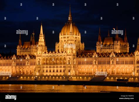 Parliament, Budapest, Hungary, Night Stock Photo - Alamy