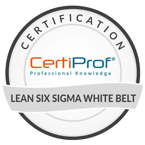 Lean Six Sigma White Belt Professional Certification - LSSWBPC - Credly