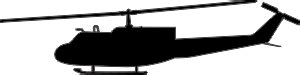 Huey Silhouette Helicopter | Clipart Panda - Free Clipart Images