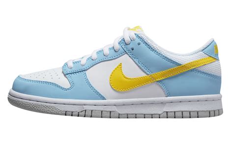 BUY Nike Dunk Low GS Next Nature White Blue Yellow | Kixify Marketplace