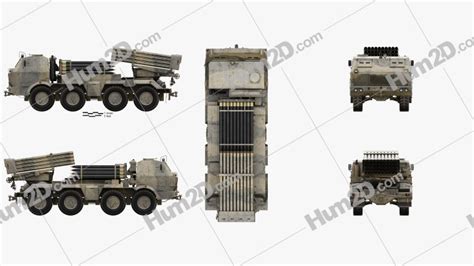 RM-70 multiple rocket launcher Blueprint in PNG - Download Military Clip Art Images