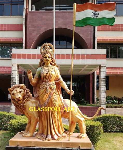 FIBERGLASS MULTY Fiber Bharat Mata Statue, Size (inch): H 72 X L 66 Inch, Size/Dimension: H 6 ...