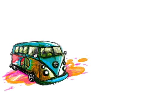 Hippie Van Wallpapers - Wallpaper Cave