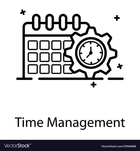 Time management Royalty Free Vector Image - VectorStock