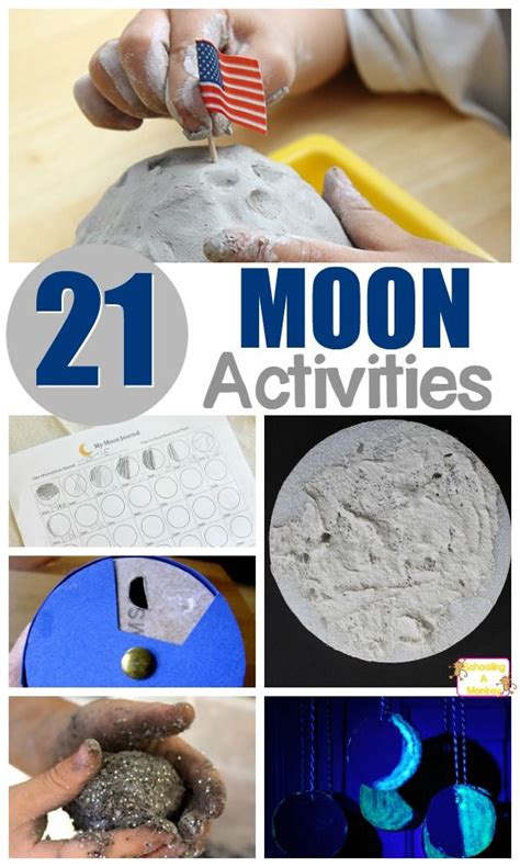 Space Activities For Kids, Moon Activities, Space Preschool, Science For Kids, Hands On ...