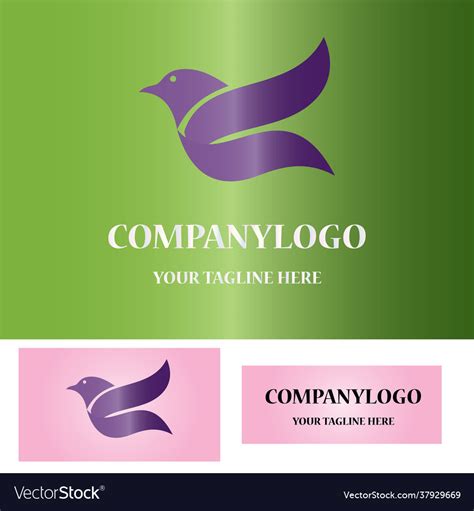 Abstract bird logo Royalty Free Vector Image - VectorStock