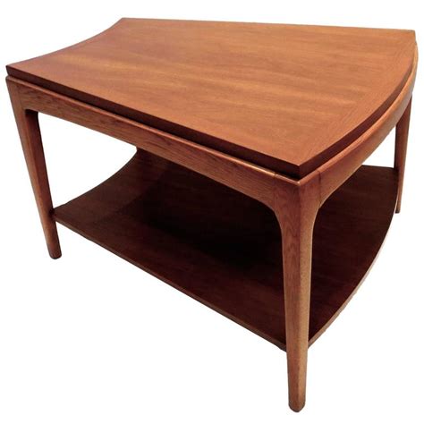 1950s American Modern Trapezoid Shape Cocktail End Table in Walnut at 1stDibs | trapezoid end ...