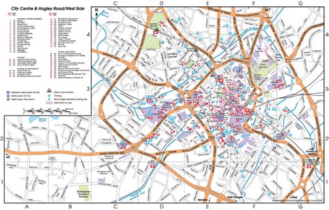 Birmingham tourist map - Ontheworldmap.com