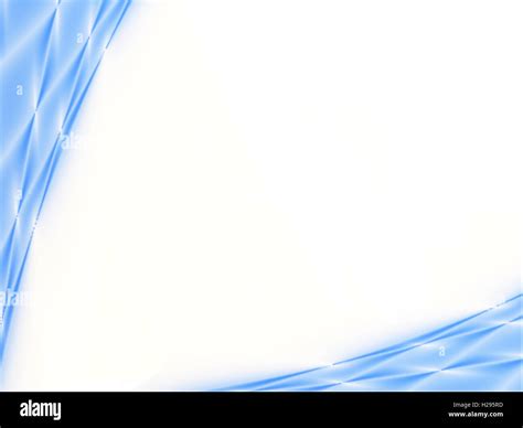 Blue and white wavy abstract background for ppt template, card, brochure, etc Stock Photo - Alamy