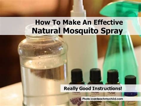 How To Make An Effective Natural Mosquito Spray