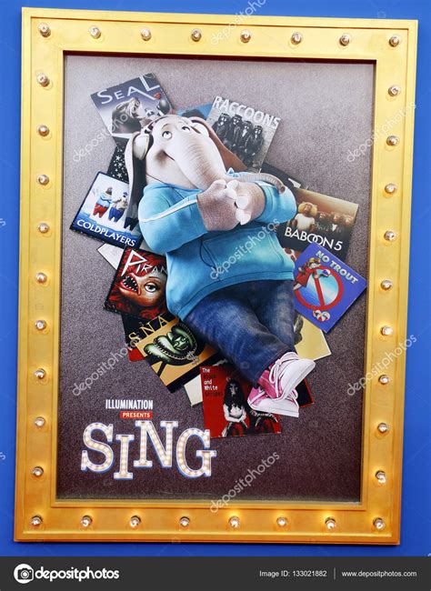 Sing movie poster art – Stock Editorial Photo #133021882