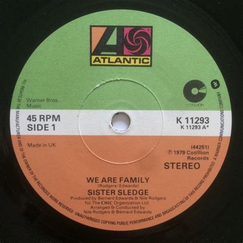 Sister Sledge – We Are Family (1979, Vinyl) - Discogs