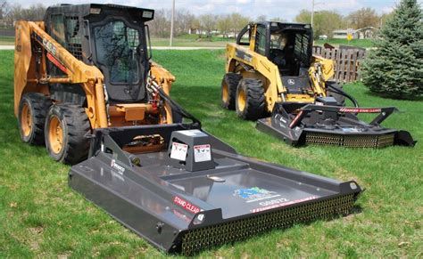 Skid Steer Brush Mower Attachment 60 inch Wide Standard Flow | Brush Mower