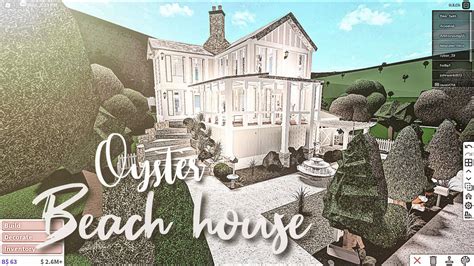 Oyster Beach House- Bloxburg Speedbuild (200k) - YouTube