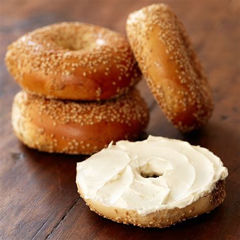 Bagels, Cream Cheese & Nova Scotia Salmon - Half Dozen by H&H Bagels - Goldbelly