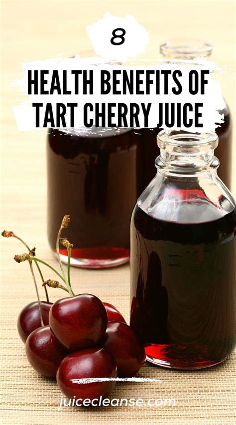 8 Health Benefits of Tart Cherry Juice | JuiceCleanse.com | Tart cherry juice, Tart cherry juice ...