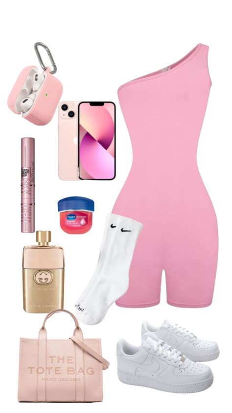 Pink outfit, Air Force 1 and favorite essentials 🤍 | Womens casual outfits, Fitness wear outfits ...