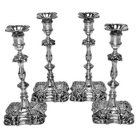 Set of 12 Vintage Glass Crystal Candlesticks Candle Holders at 1stDibs | crystal candle holders ...