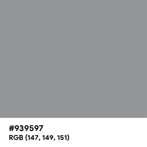 Ultimate Gray color hex code is #939597