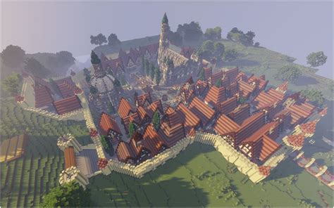 Minecraft Redditor creates a survival medieval city after putting in numerous hours