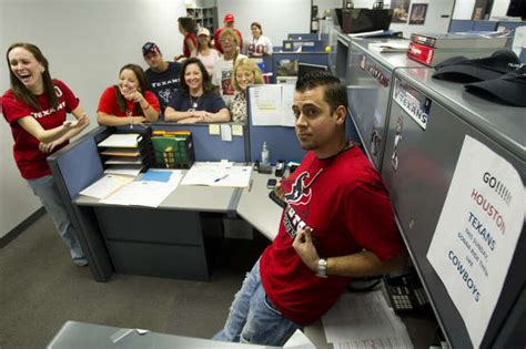 Houston fans take Texans-Cowboys rivalry to work - Houston Chronicle