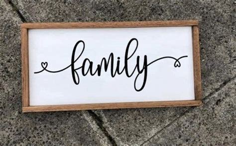 Family Farmhouse Sign / Engraved Family Sign - Etsy