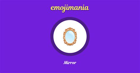 🪞 Mirror emoji Copy & Paste - Emojimania