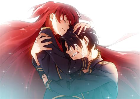 Anime Couple Sad Hug Wallpapers - Wallpaper Cave