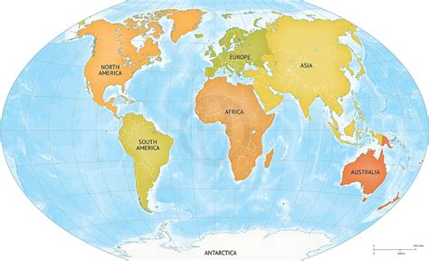 Vector Map of World Bathymetry Continents, continent map HD wallpaper | Pxfuel