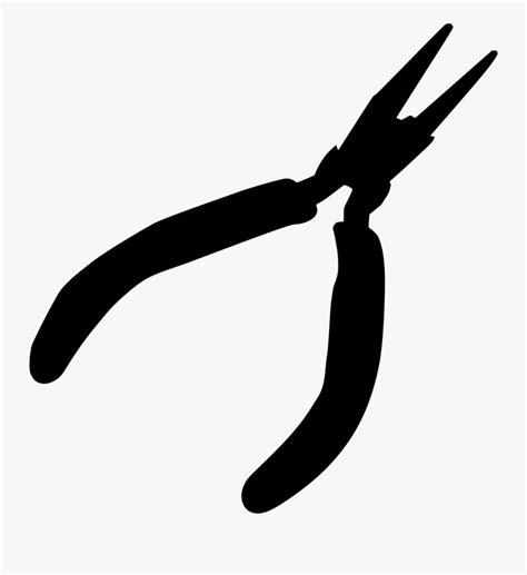 Pliers Png - Needle Nose Pliers Silhouette Png , Free Transparent Clipart - ClipartKey