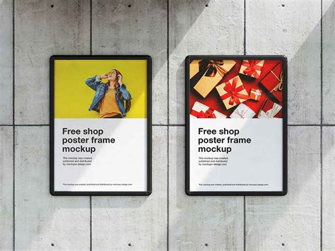 Street Poster Frame Mockup (PSD)