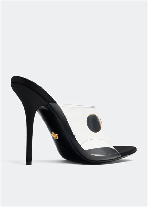 Versace La Medusa mules for Women - Black in UAE | Level Shoes