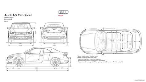 Audi A3 Cabriolet (2015) | Dimensions