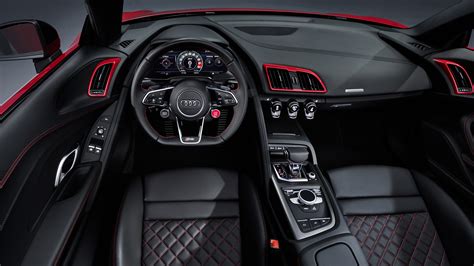 Audi R8 V10 RWD Spyder 2019 4K Interior Wallpaper | HD Car Wallpapers | ID #13600