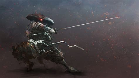 artwork, Digital Art, Samurai, Warrior, Katana Wallpapers HD / Desktop and Mobile Backgrounds