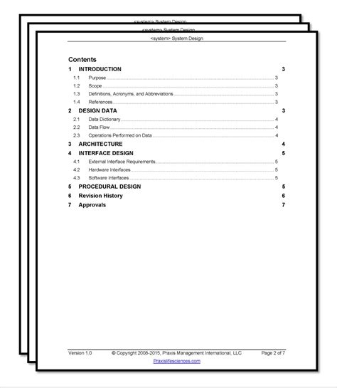 System Design Template