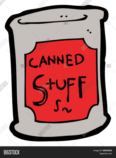 Canned Food Cartoon Image & Photo (Free Trial) | Bigstock