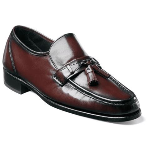 Florsheim - Florsheim Como Moc Toe Tassel Loafer Shoes Black Cherry Leather 17090-18 - Walmart ...